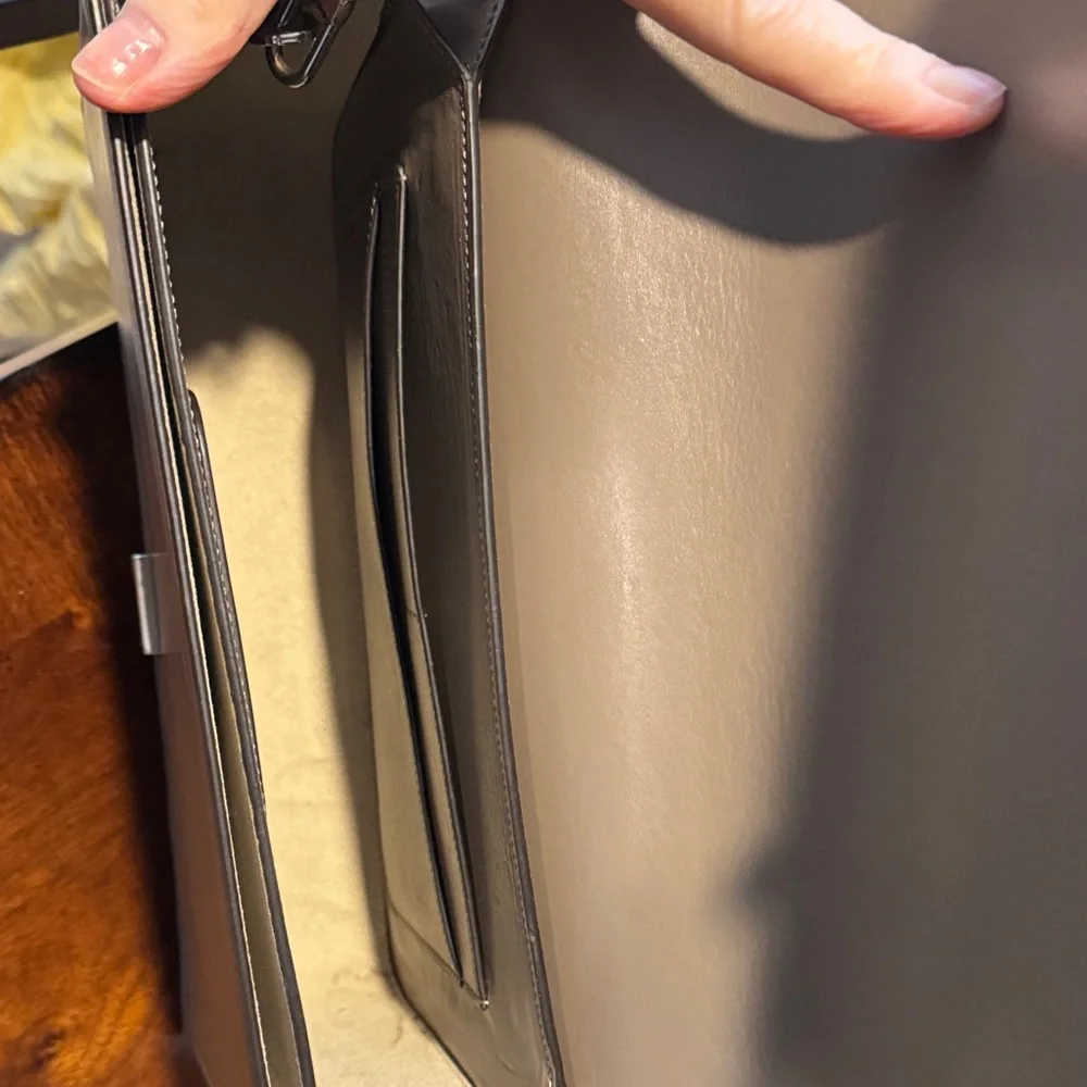 Toteme “T” Leather Shoulder Bag - Picture 5 of 10